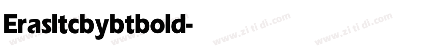 ErasItcbybt bold字体转换